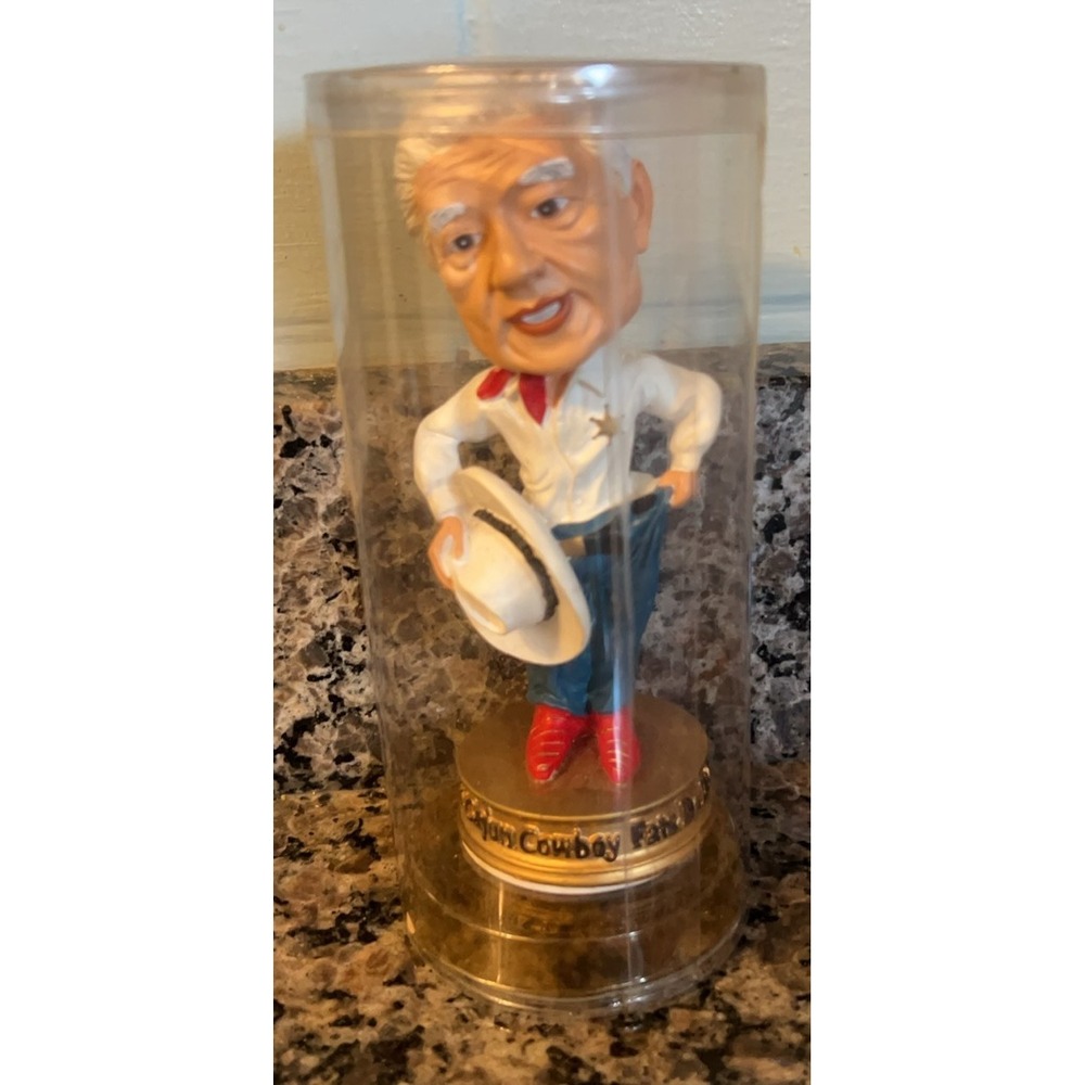 JP Sheriff Harry Lee Fais Do Do XVII Chinese Cajun Cowboy Bobblehead Nodder